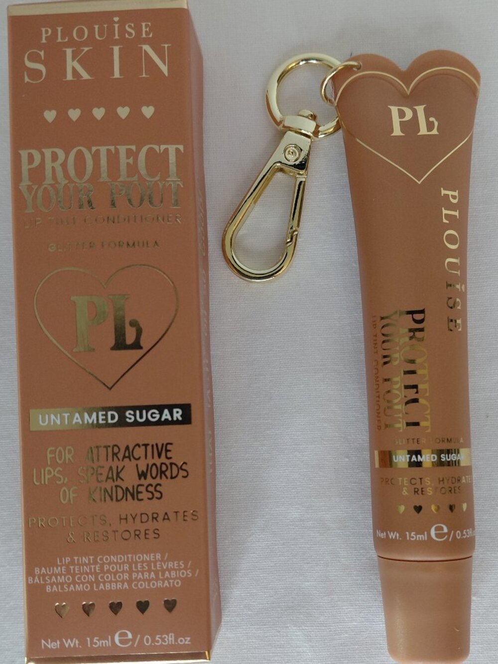P.Louise - Protect Your Pout Glitter Lip Conditioner - Untamed Sugar